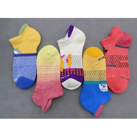 5 pairs Bombas Women's Solid Honeycomb Ankle socks - Size Medium 8-10.5 5 colors | Walmart (US)