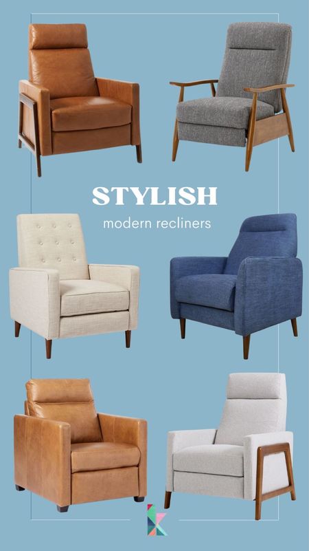 Stylish recliners, modern recliners, attractive recliners, accent chairs 

#LTKhome #LTKFind