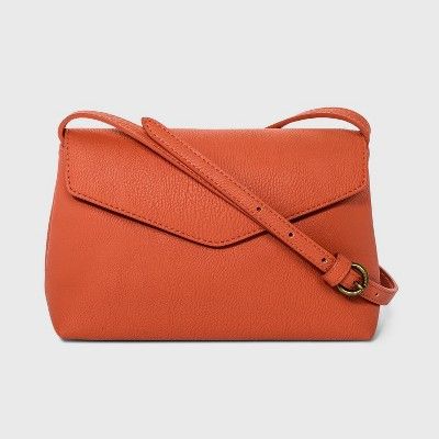 Envelope Snap Closure Crossbody Bag - Universal Thread™ Orange | Target