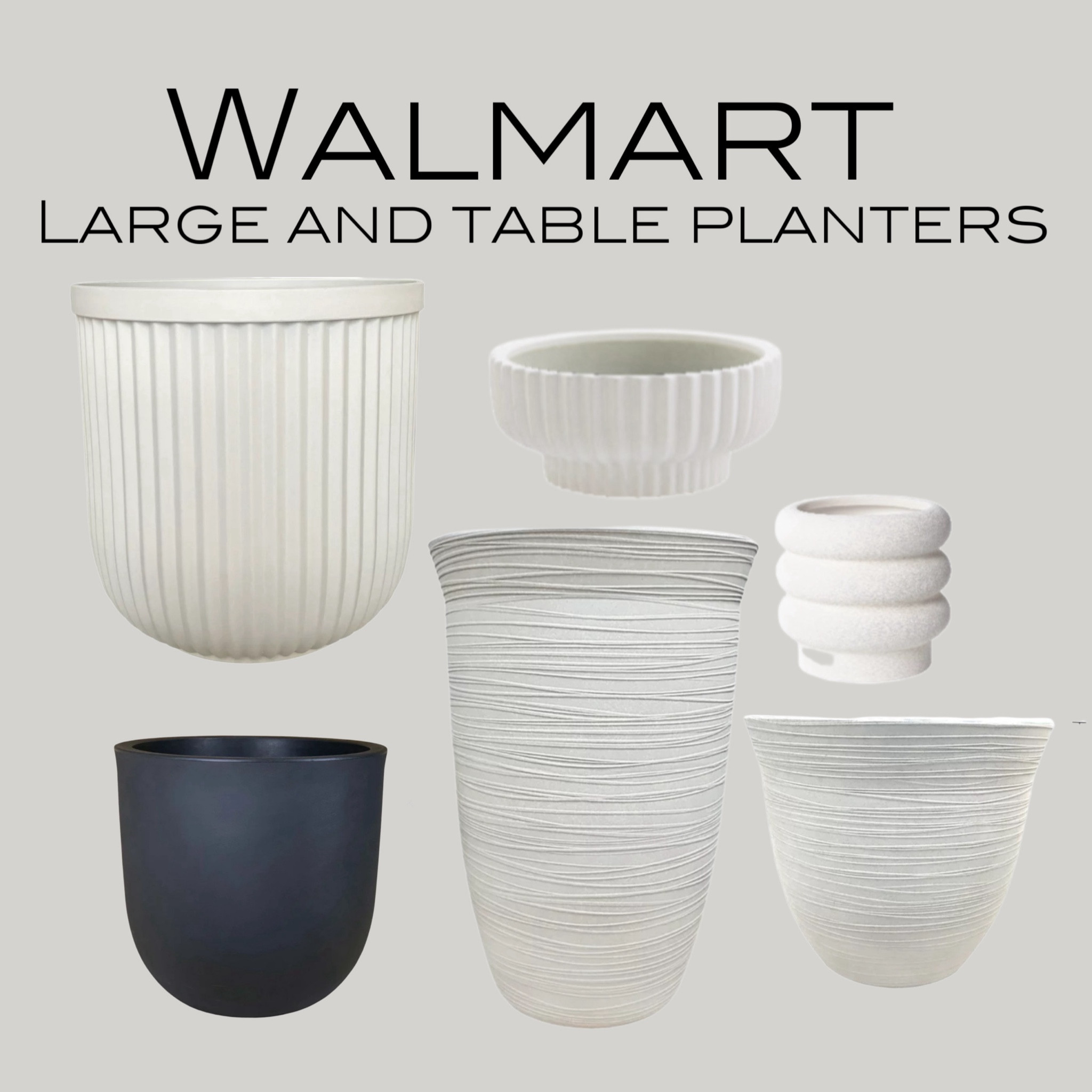 Walmart large and table planters
In stock
Affordable finds 
Under $30
Modern home
Decor

#LTKfindsunder50 #LTKhome #LTKSeasonal