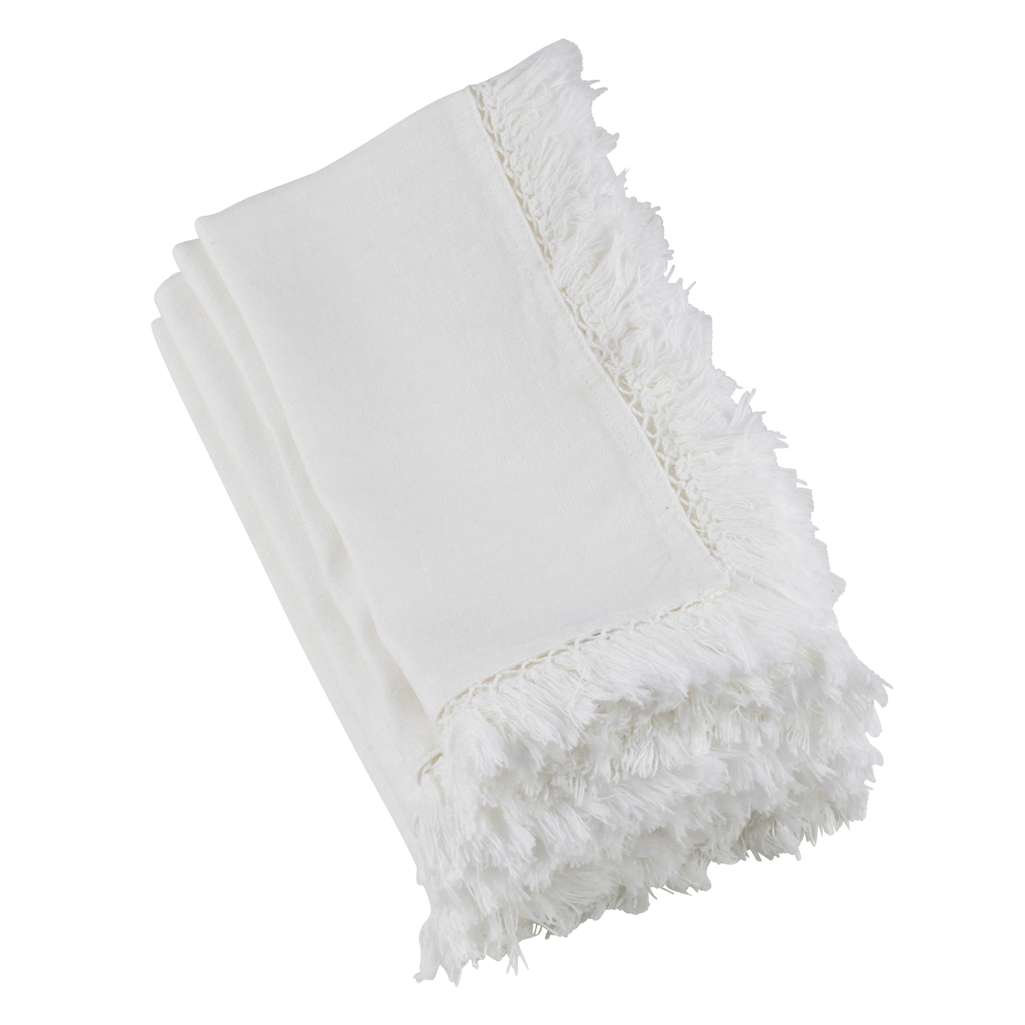 Refined Rustic Fringe Edge 20" Napkin | Wayfair North America