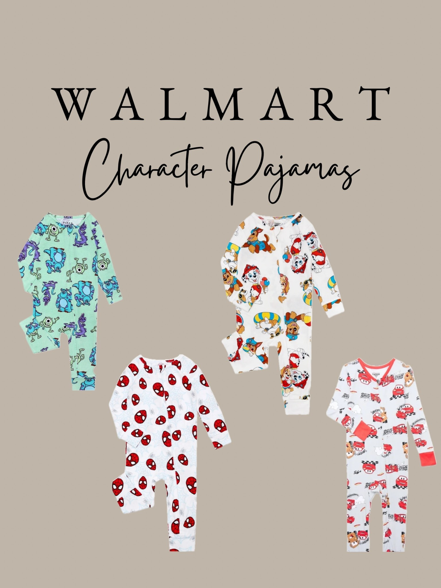You cannot beat this price for QUALITY & BAMBOO character toddler pajamas! #walmart #bamboo #walmartfinds #toddlerfinds 