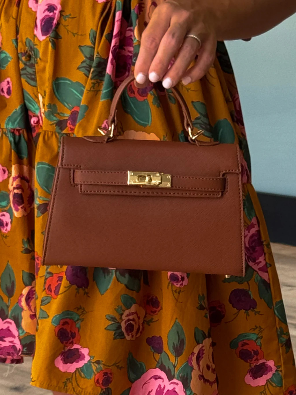 Colette Mini Handbag | Toffee | RESTOCK | Shop Talulah