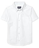The Children's Place boys 3420 Short Sleeve Up School Uniform Button Down Shirt, White, X-Small U... | Amazon (US)