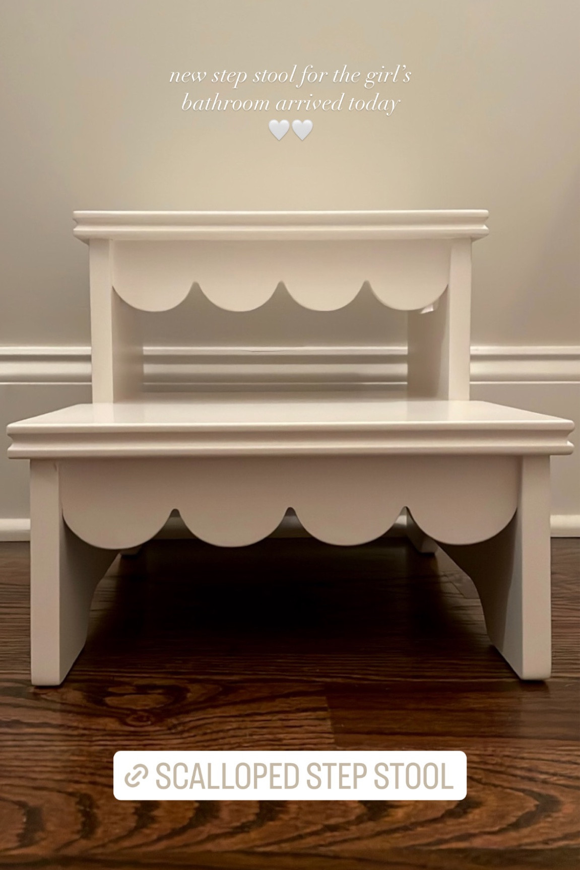 new step stool for the girls 🤍🤍

#LTKhome #LTKbaby #LTKfamily