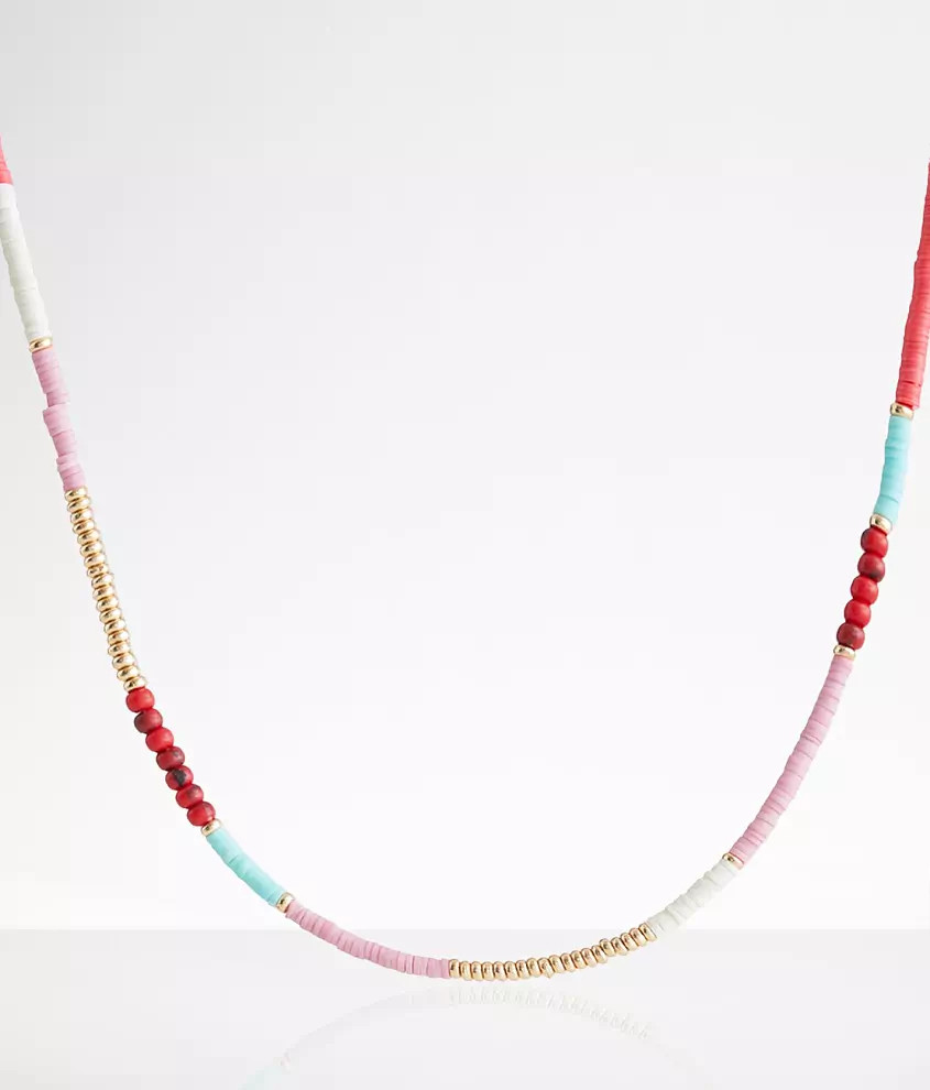 Disc Bead Necklace | Buckle