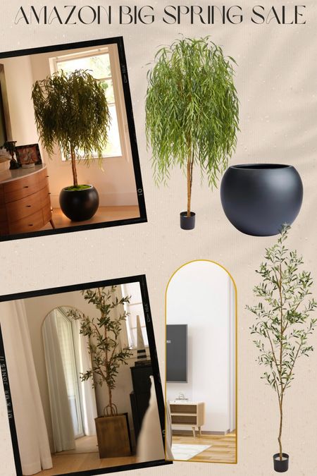 Amazon big spring sale!  Some of your favorite amazon home decor is on sale including the faux Olive tree and faux willow tree. #meandmrjones 

#LTKhome #LTKfindsunder50 #LTKfindsunder100