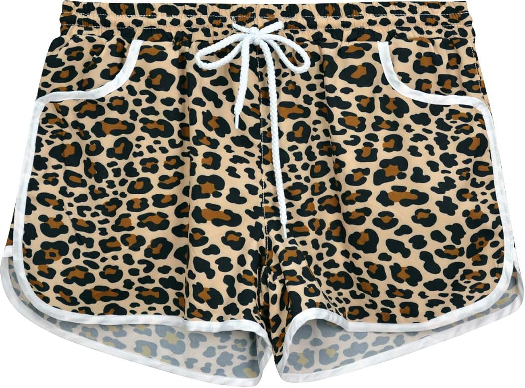 For G and PL Women Summer Floral Beach Boardshorts with Pockets Swim Trunks | Amazon (US)