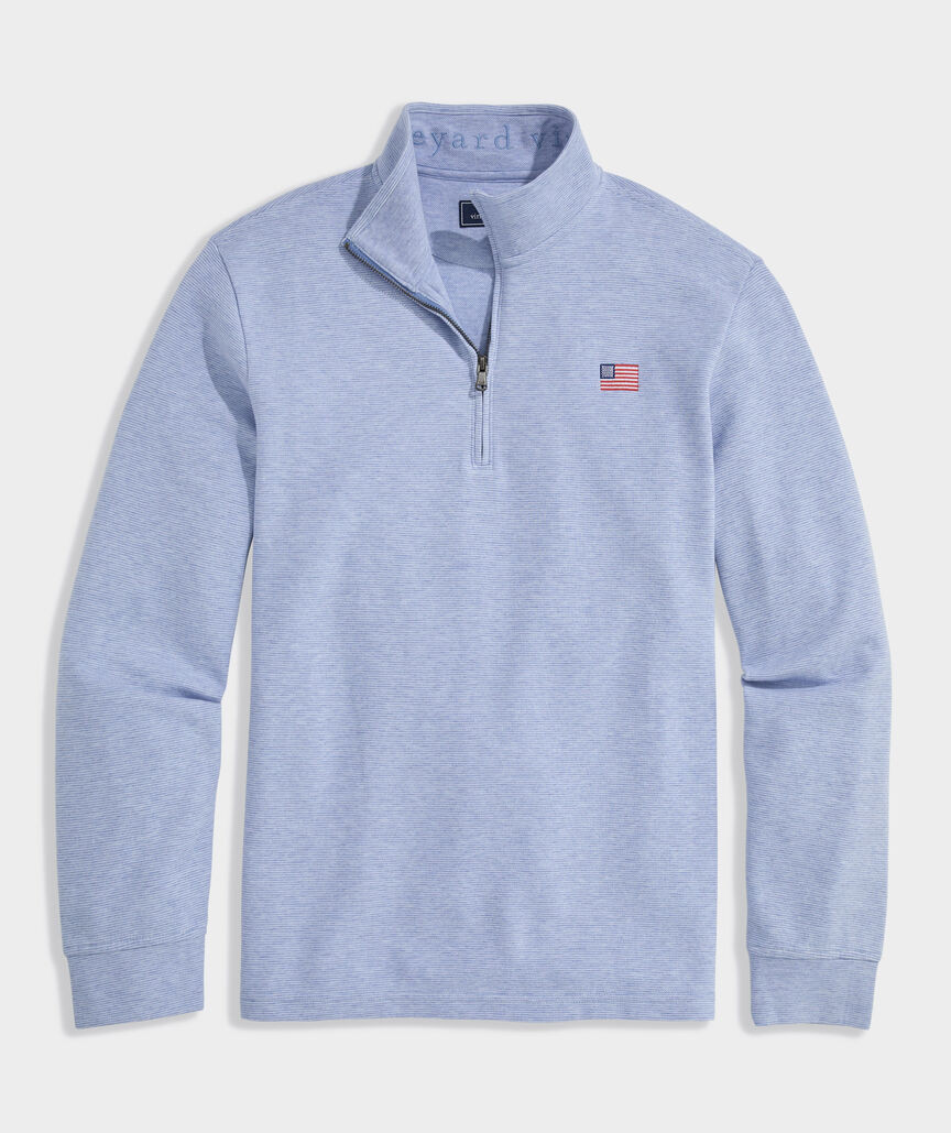 American Flag Saltwater Quarter-Zip | vineyard vines