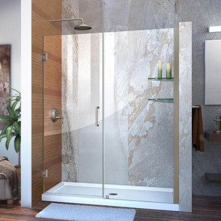 
Frameless Hinged Shower Door & Shelves- Tap Below to shop | Follow for more! Xx

#LTKHome #LTKStyleTip