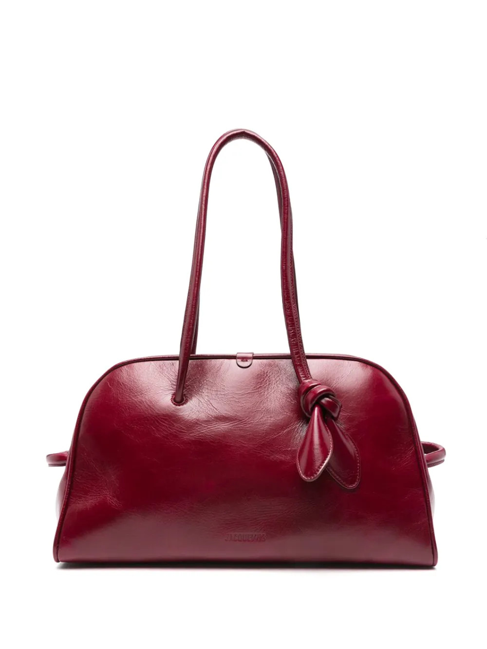 Jacquemus  Le Turismo knot-detail Leather Shoulder Bag | Red | FARFETCH | Farfetch Global