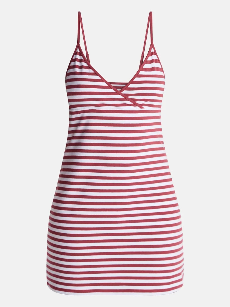 No Boundaries Surplice Cami Dress, Women\u2019s XXS-XXL | Walmart (US)
