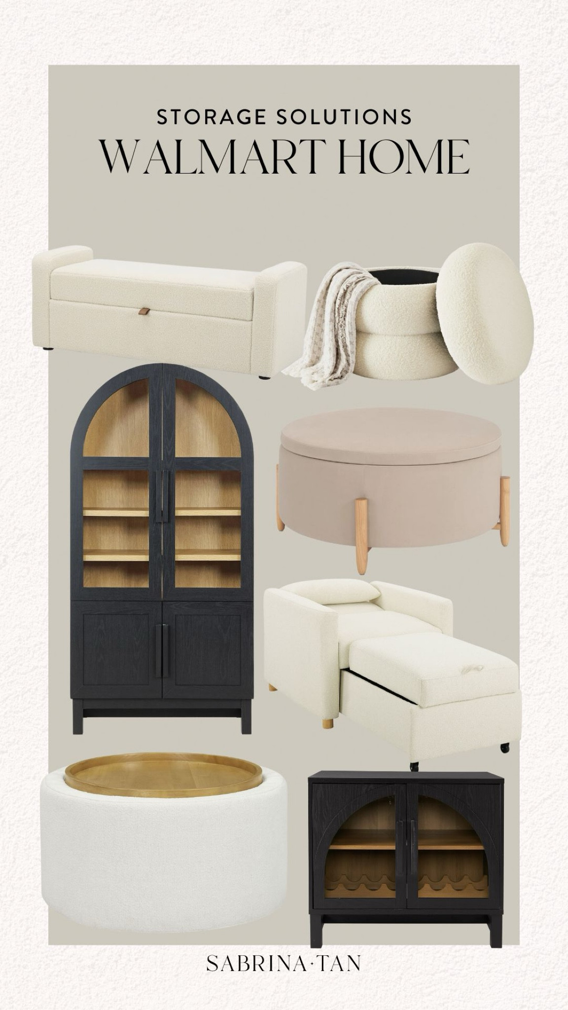 Affordable storage solutions furniture from @walmart #walmartpartner #walmarthome 

#LTKHome #LTKGiftGuide #LTKSaleAlert