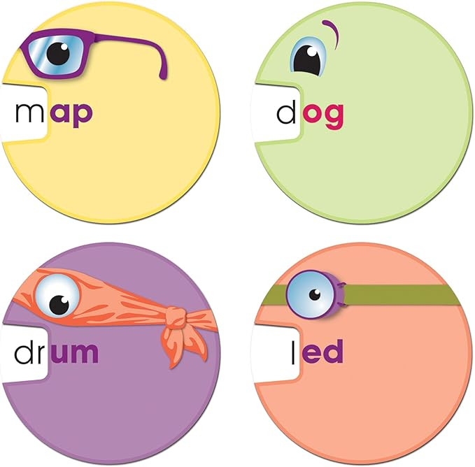 Carson Dellosa 36-Piece Word Wheels Word Families Bulletin Board Cutouts, Phonics Cutouts for Bul... | Amazon (US)