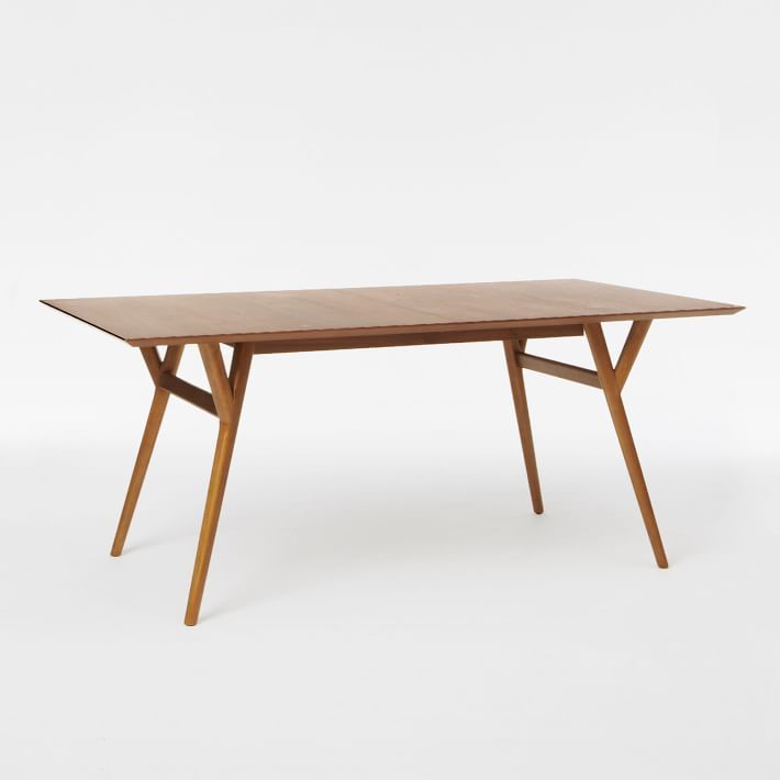 Mid-Century Expandable Dining Table - Walnut | West Elm (US)