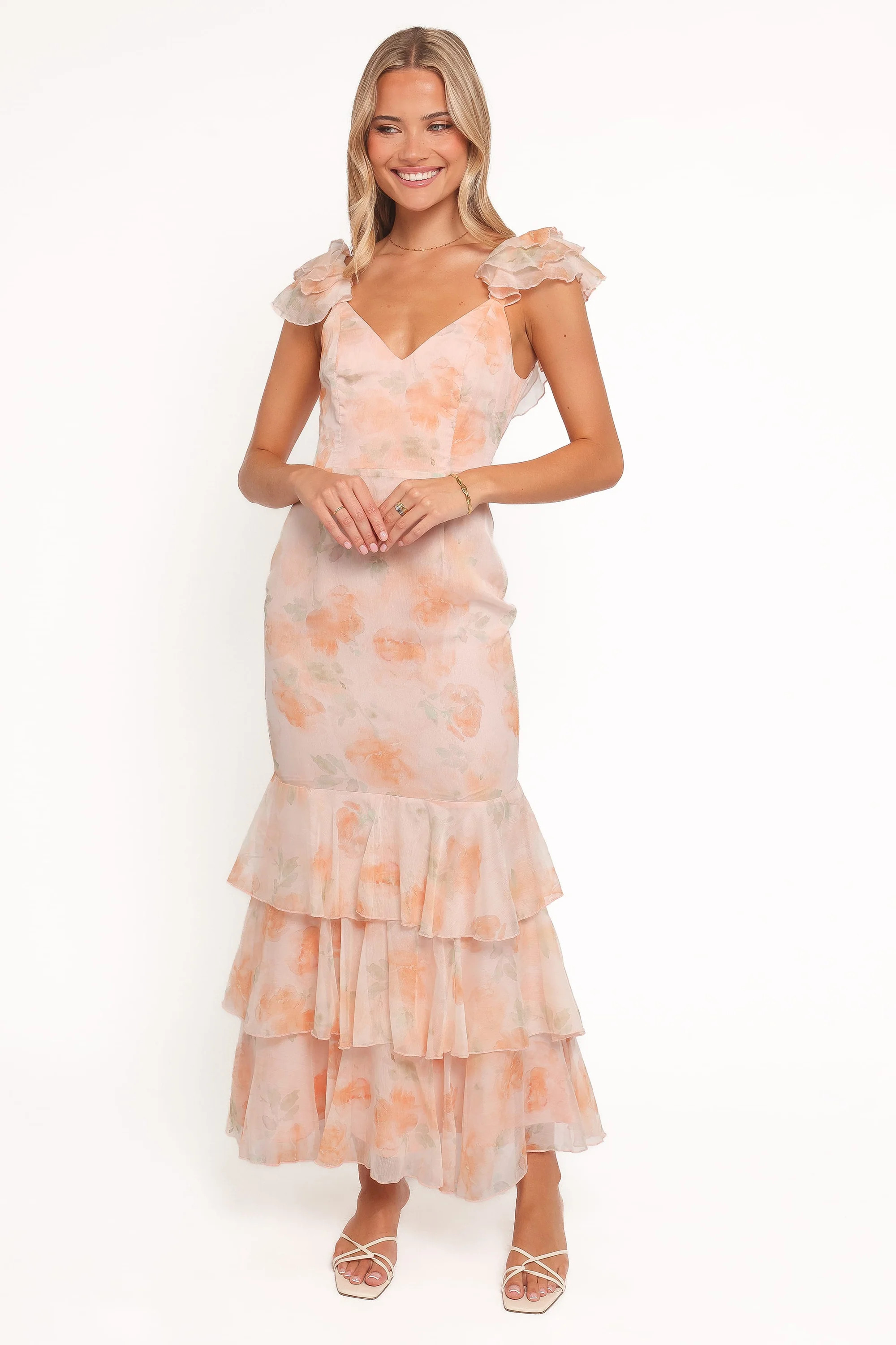 Lydia Maxi Dress - Pink Floral | Petal & Pup (US)