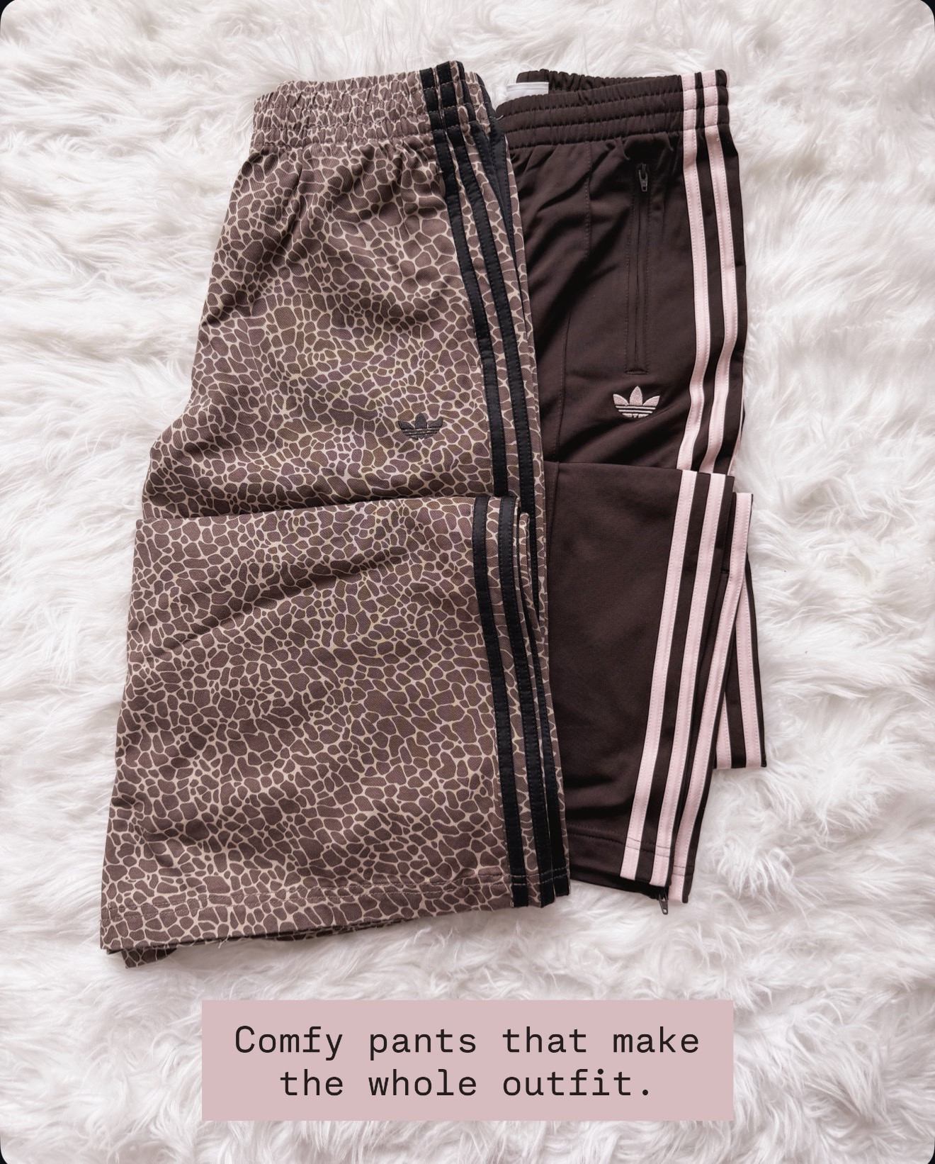 These comfy pants instantly make a casual outfit feel styled. Perfect for travel days, errands, or any laid back spring look.

adidas track pants women, casual athleisure outfit women, comfortable spring outfit women, sporty casual outfit ideas, everyday athleisure style, casual weekend outfit women, spring athleisure outfits, comfortable travel outfit women

#LTKOver40 #LTKmomlife #LTKActive