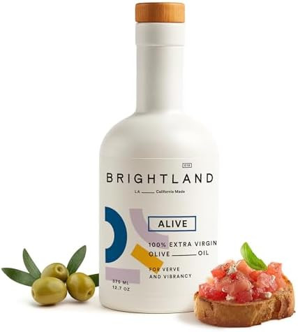 Brightland Extra Virgin Olive Oil, Alive - High Polyphenol Cold-Pressed Oil Ideal for Salads, Hum... | Amazon (US)