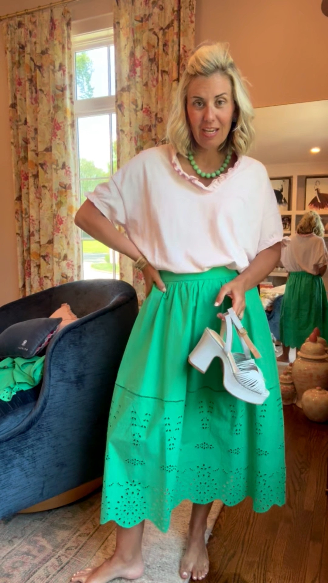 Showing you how I mix and match s set with other pieces in my closet. My fave Mersea top is always a yes! 
Top - xs 
Skirt - xs 
Mersea top - one size 
Tees - xs
Tnuck top - xs
Shoes - 8 tts

#LTKdayinmylife #LTKmomlife #LTKOver40
