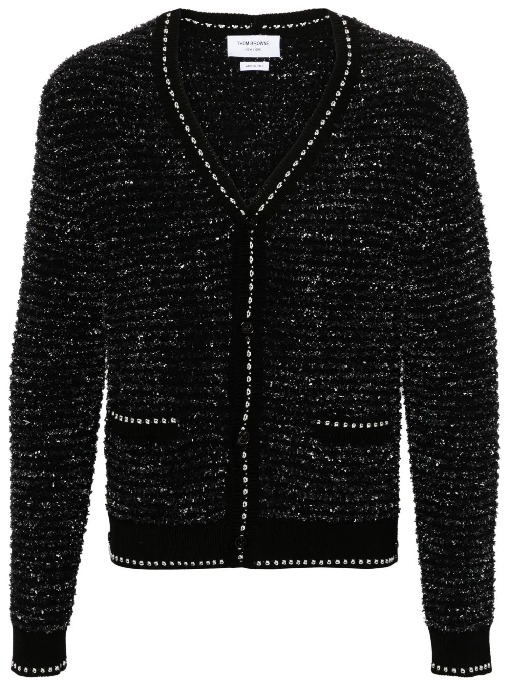 V-neck tweed cardigan | Farfetch Global