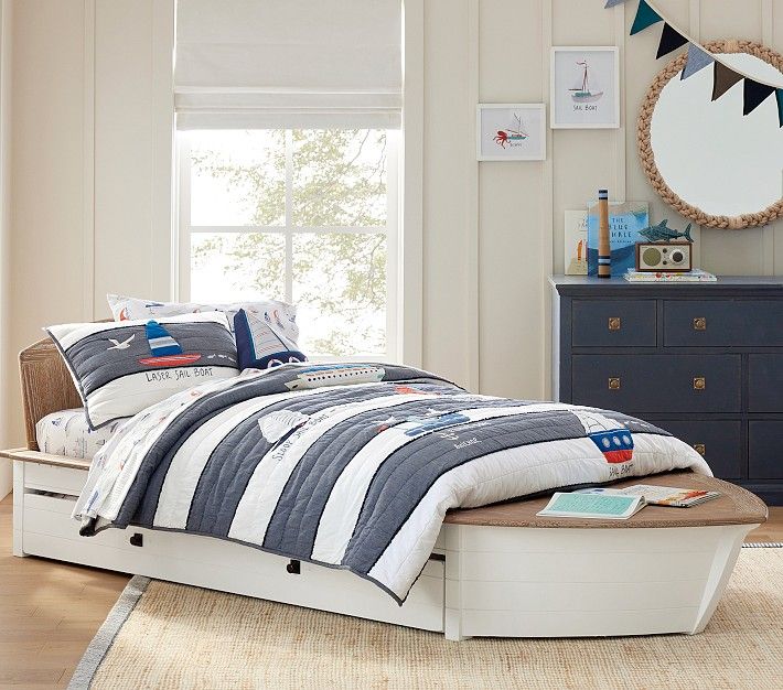 Charlie Speed Boat Bed | Pottery Barn Kids