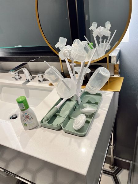 On the go baby cleaner and drying rack for bottles and pump parts! Super helpful when you’re not at home or traveling  

#LTKTravel #LTKBaby #LTKHome