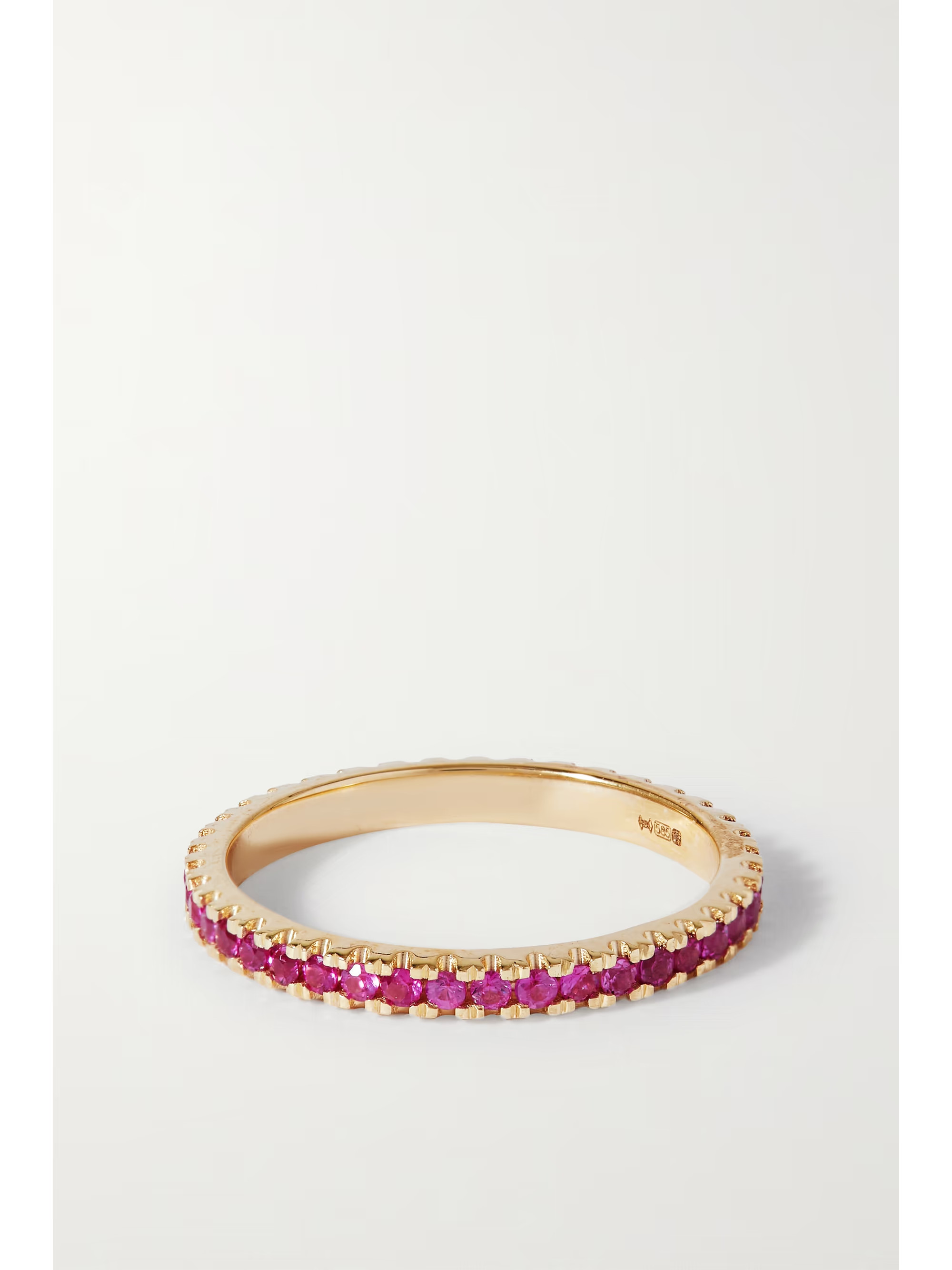 14-karat gold sapphire ring | NET-A-PORTER (US)