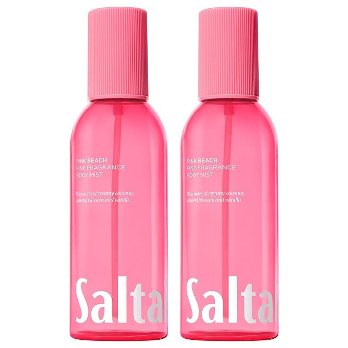Saltair Body Mist 2 Pack - Fine Fragrance, Lightweight Body Spray Mist with Pink Beach Scent. Lon... | Amazon (US)