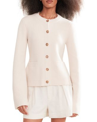 Jenni Kayne Cooper Wool Blend Crewneck Cardigan Sweater  | Bloomingdale's Women | Bloomingdale's (US)