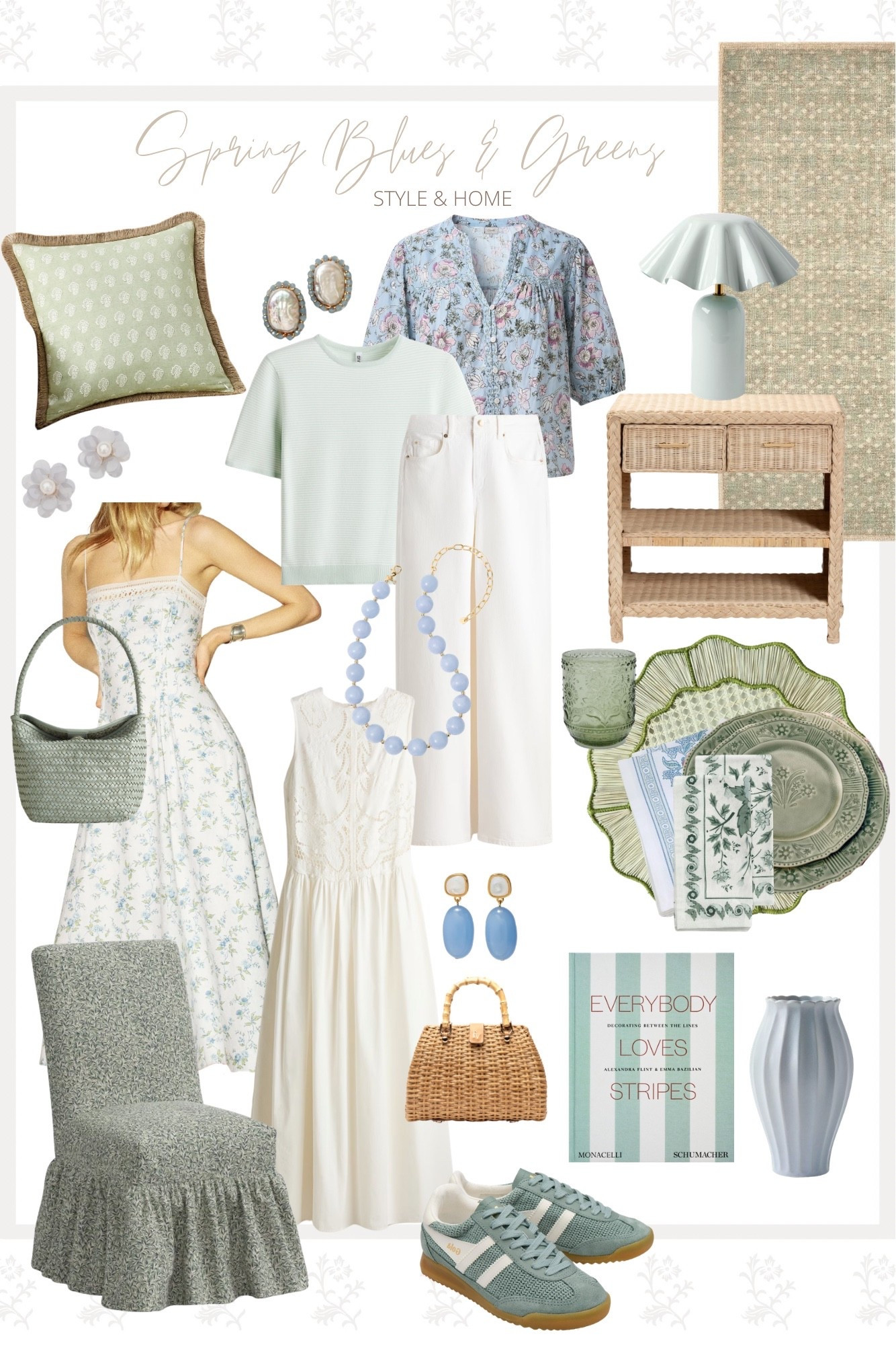 Spring Blues and Greens 

#LTKHome #LTKOver40 #LTKSeasonal