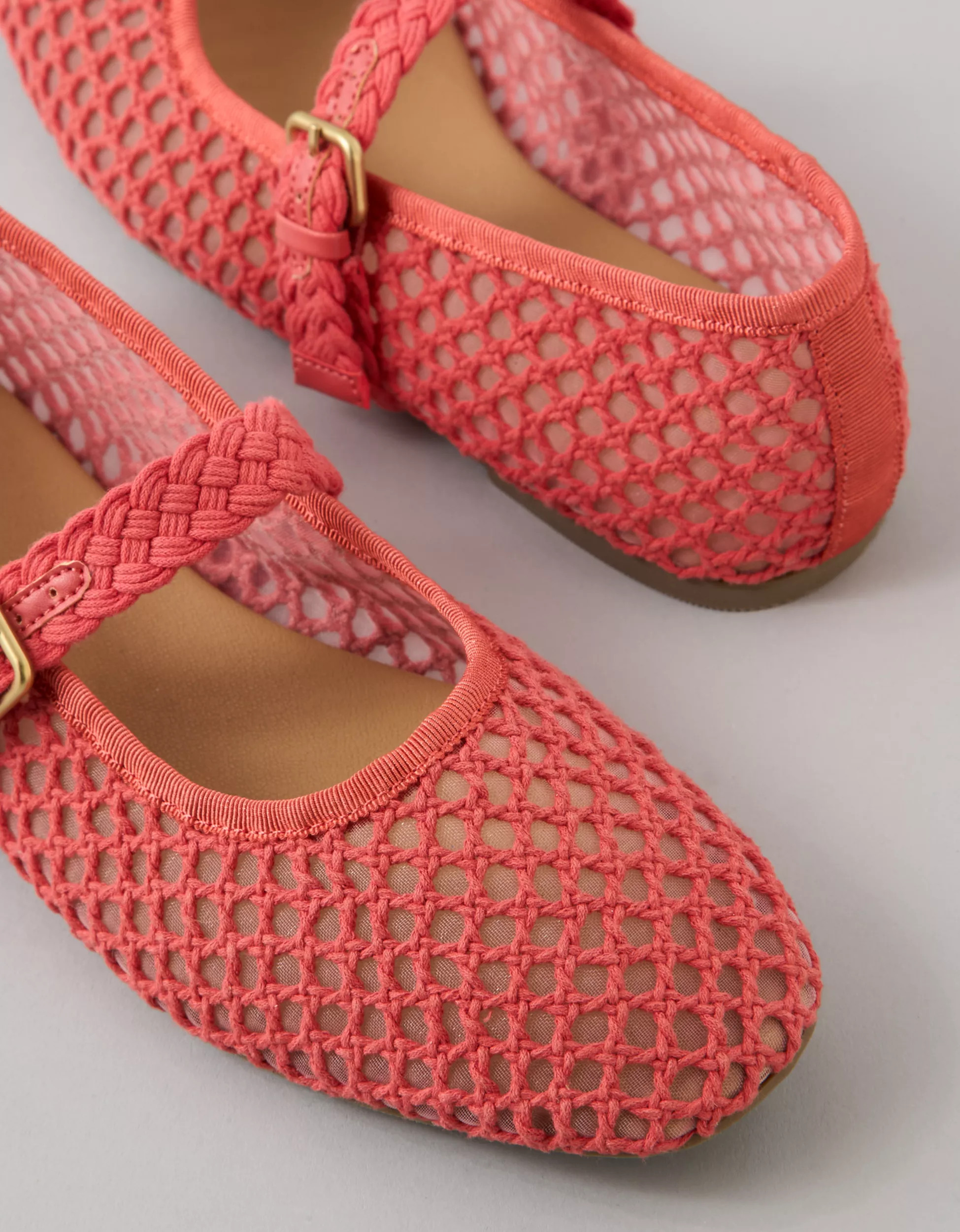 AE Crochet Mary Jane Flat | American Eagle Outfitters (US & CA)