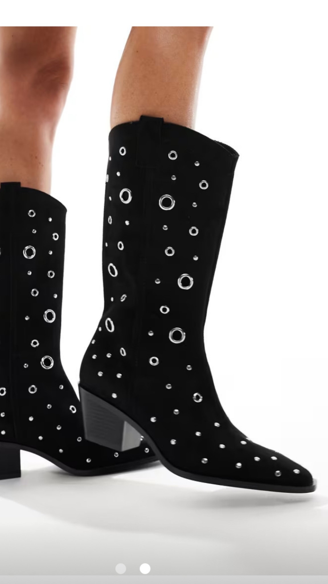 Studded boots in black 

#LTKSeasonal #LTKShoeCrush #LTKFestival