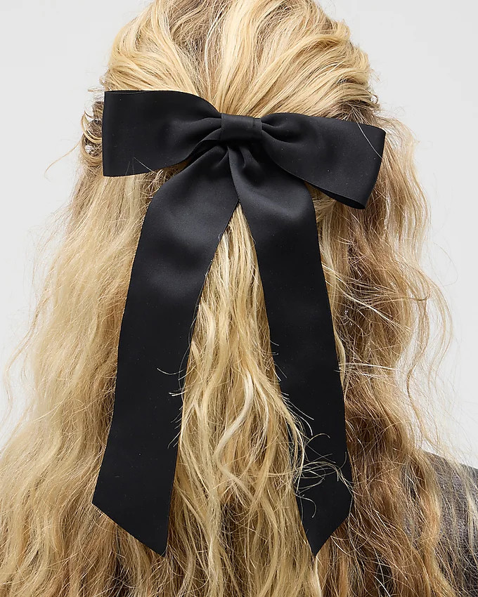 Oversized bow hair tie | J. Crew US