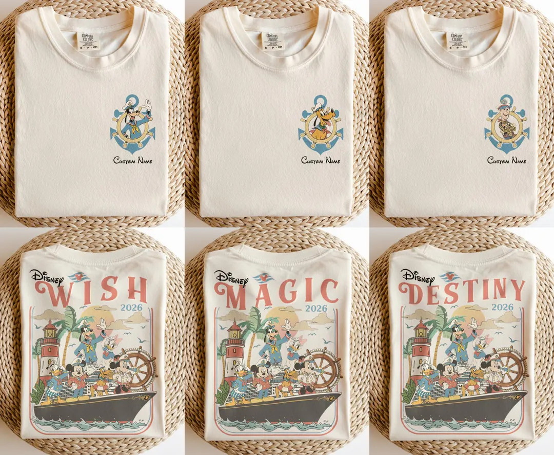 Personalized Disney Cruise 2026 Shirts, Disney Cruise Squad Shirt, Mickey and Friends Cruise Tee,... | Etsy (US)