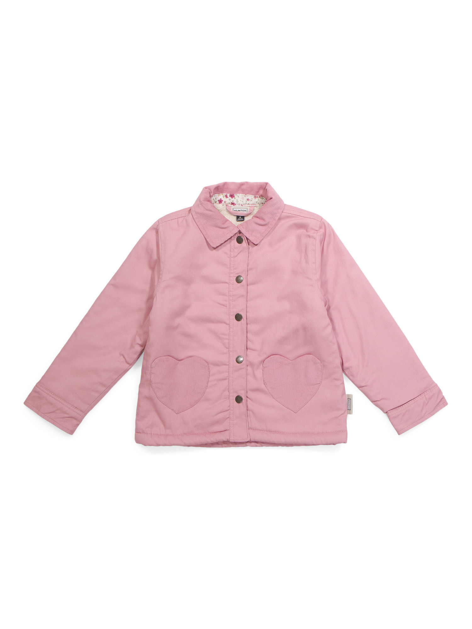 Little Girls Jacket With Heart Pockets | TJ Maxx