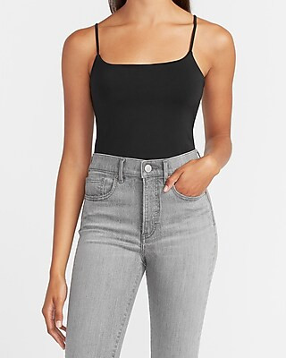 Body Contour Double Layer Scoop Neck Bra Cami | Express