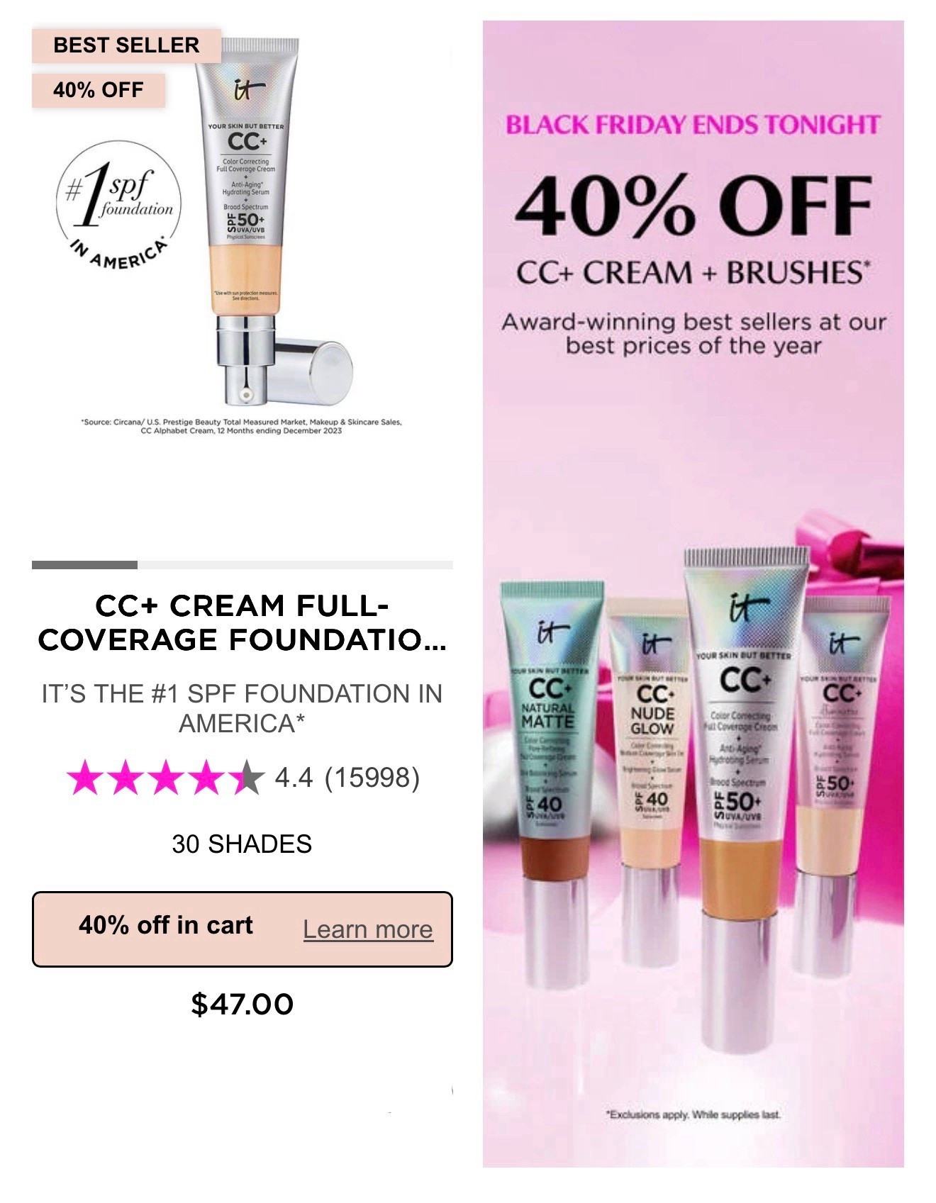 It cosmetics 



Trending // Black Friday sales // cyber week sales // make up brush  // my life Christine vinci 



#LTKGiftGuide #LTKHoliday #LTKCyberWeek