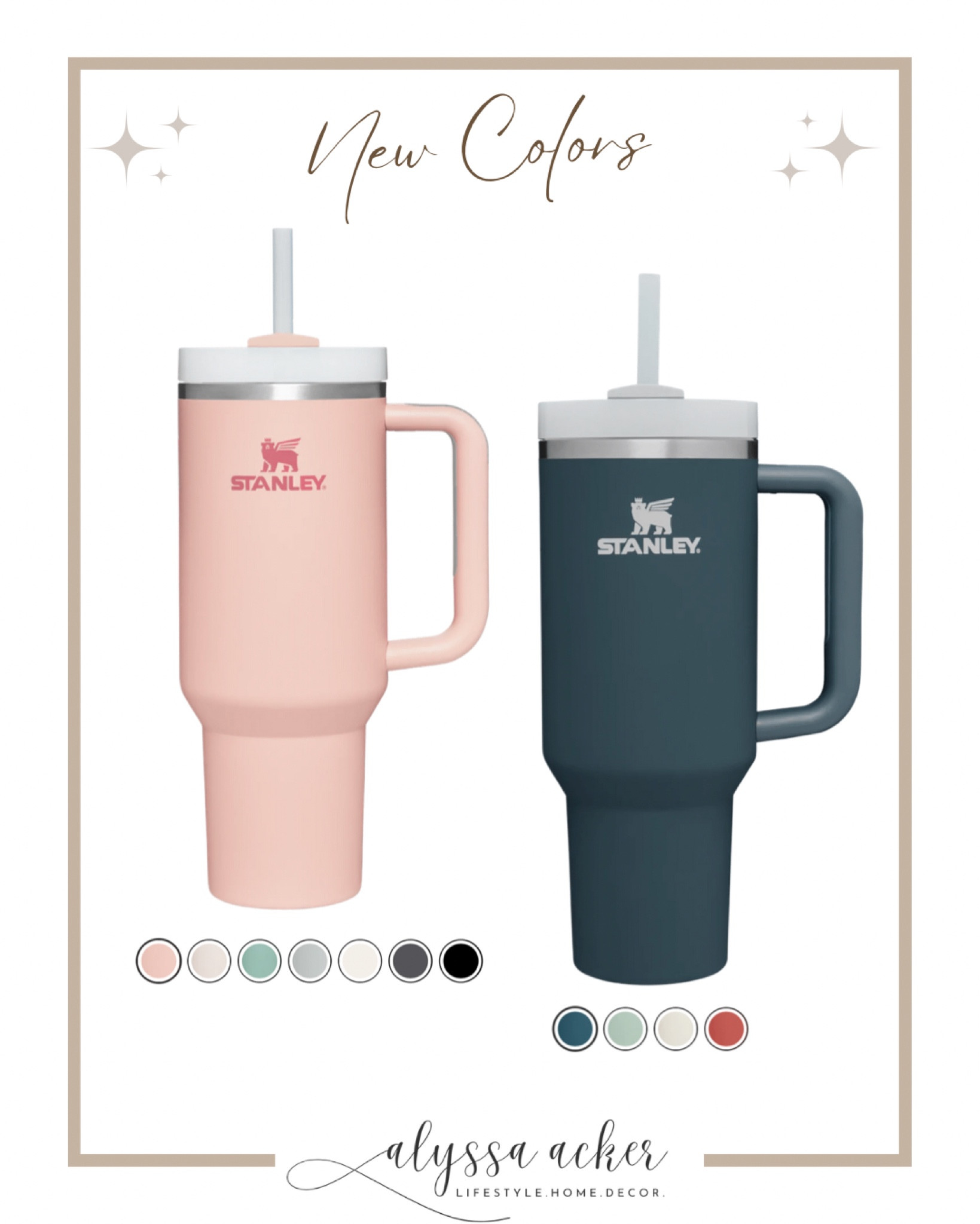 NEW!!!!! Stanley just released their new 40oz tumbler colors!!!!

Grab yours before they run out!!!!

#stanley #trending #stanleycup #quencher #waterbottle #bestcup #holidaygift #giftidea #giftguide #newrelease #backinstock #pelotonmom

#LTKtravel #LTKfit #LTKunder50