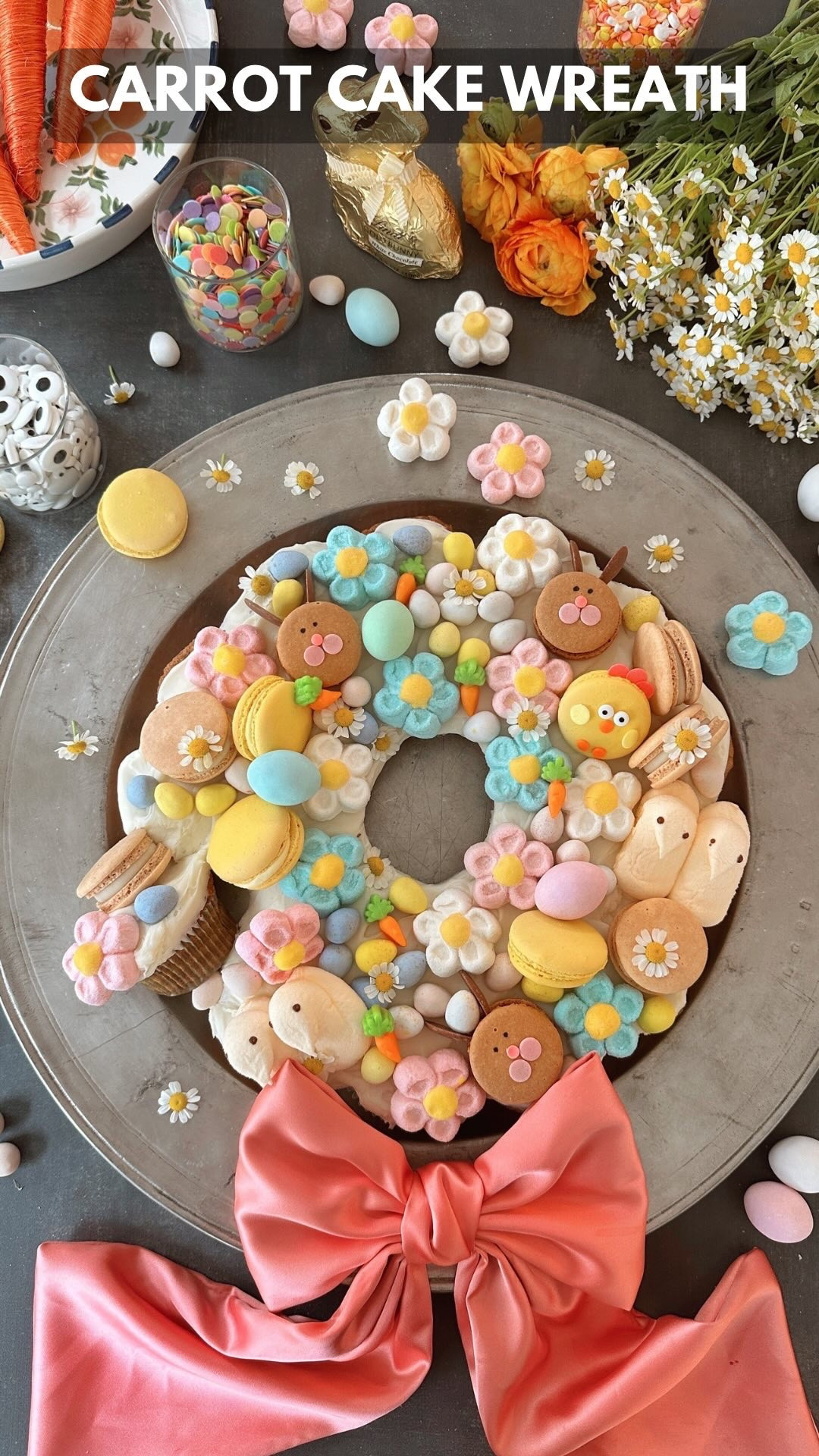 Pull Apart Carrot Cake Cupcakes with Cream cheese frosting 😋 Made into a festive Easter Wreath 🥕 

#LTKSeasonal #LTKSpringSale #LTKHome