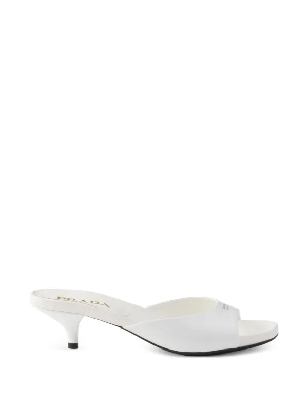 patent leather kitten heel sandals | Farfetch Global
