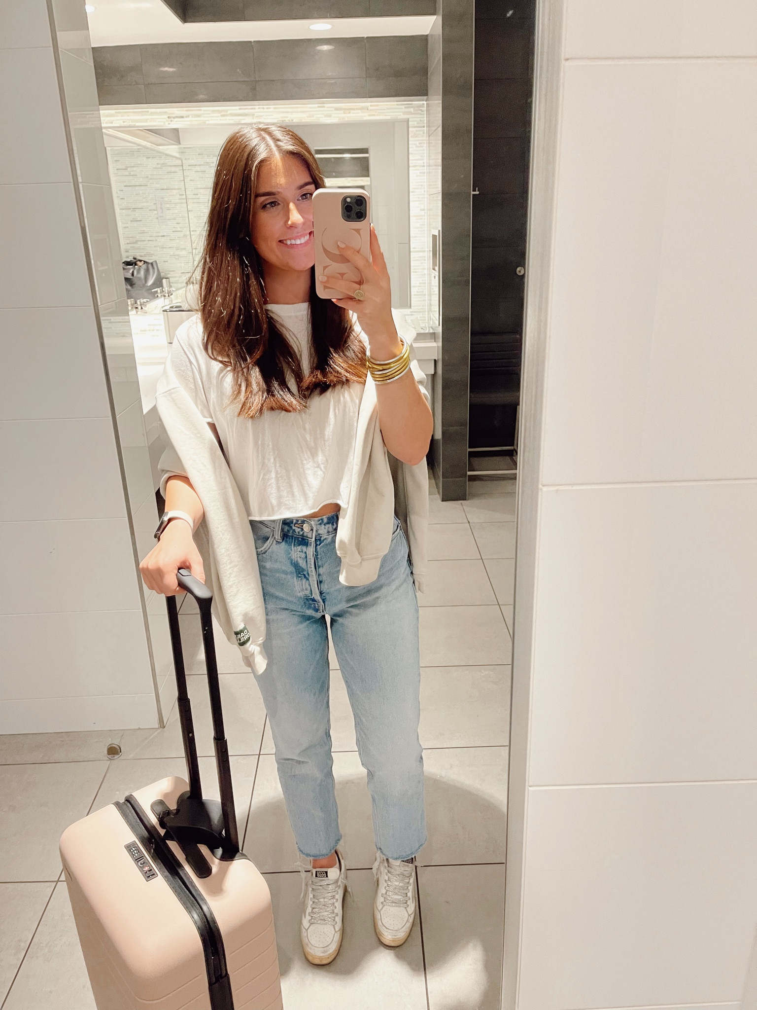 Travel Outfits ✨ Amazon Dupes!
Away Luggage, Daily Drills, Zara Jeans, Buddha Girl Bracelets!! 

#LTKtravel #LTKstyletip #LTKunder50