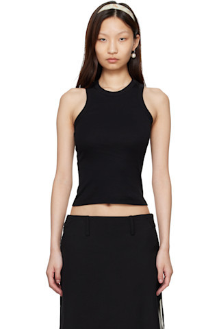 FLORE FLORE - Black Hannah Tank Top | SSENSE