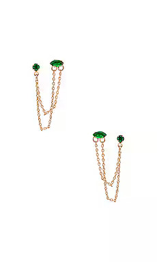 Ettika Earring in Green from Revolve.com | Revolve Clothing (Global)
