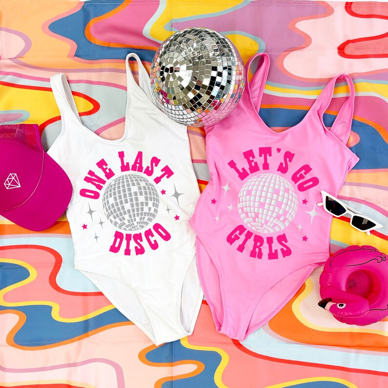 Disco Bride, Bride Swimsuit, Let's Go Girls, Man I feel Like a Bride, Nashville Bachelorette, Dis... | Etsy (US)