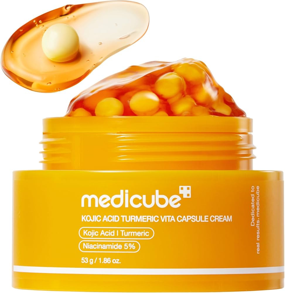 medicube Capsule Cream with Kojic Acid & Turmeric for Uneven Skin Tone | Tone Renewal & Radiance ... | Amazon (US)