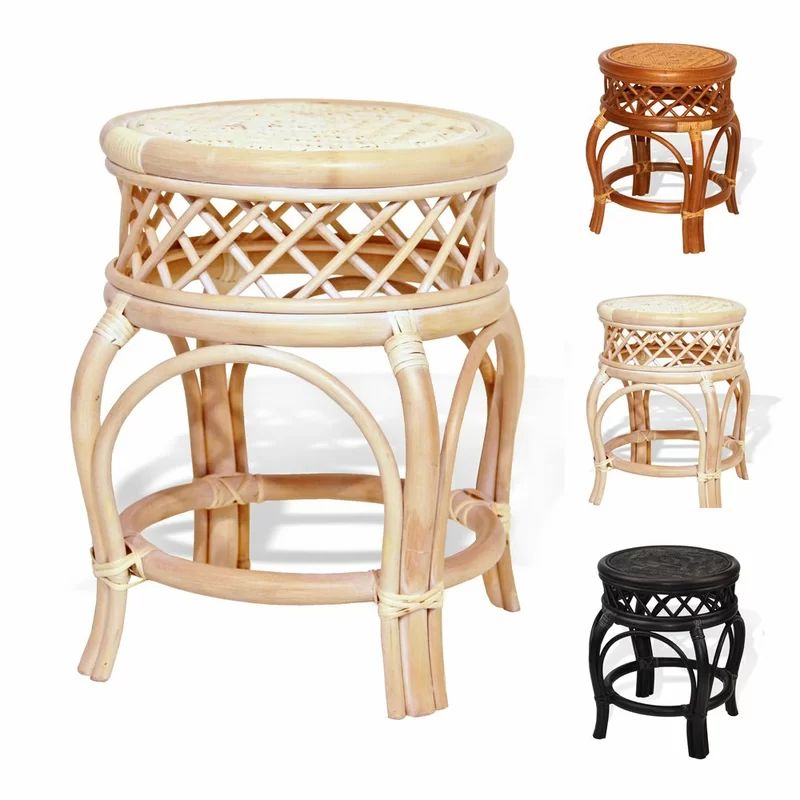 Donahoe Handmade Rattan Accent Stool | Wayfair North America