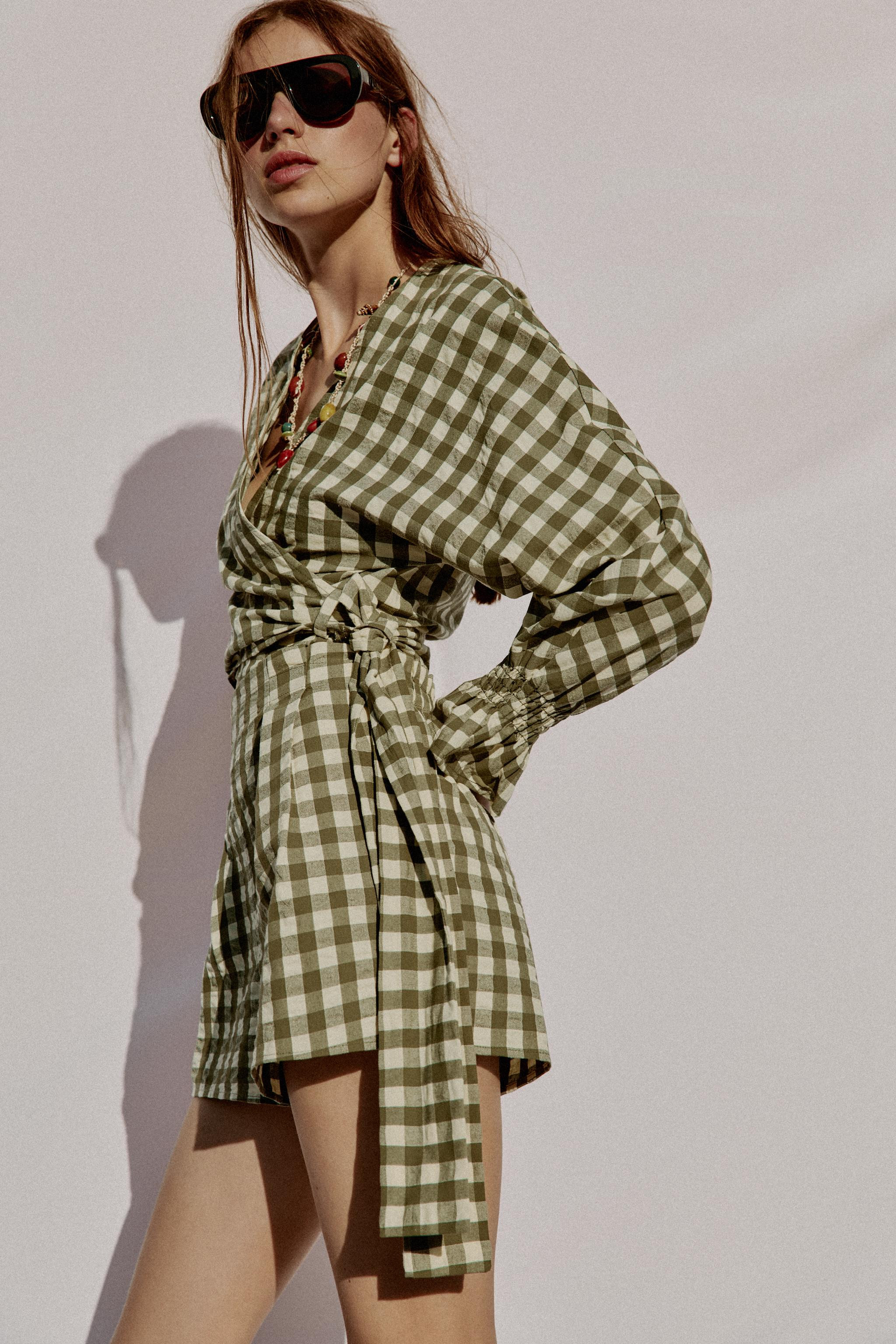 GINGHAM SHORTS | Zara US