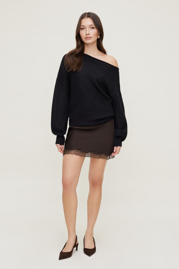 Off Shoulder Sweater | Dynamite Clothing