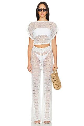 PQ Bree Boho Pant in Cream from Revolve.com | Revolve Clothing (Global)