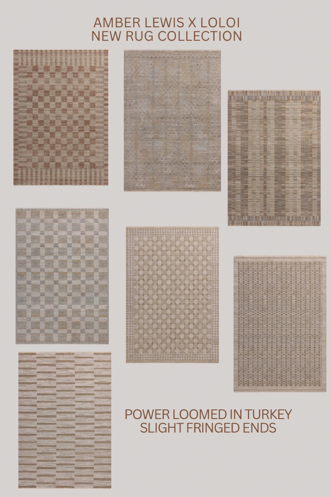 I’m in loveeee with this collection from new the Amber Lewis x loloi collab!!!!! These have the prettiest subtle fringes ends 😍😍😍 gorgeous textures & patterns 

Power loomed in Turkey!!

#LTKHome #LTKStyleTip #LTKSaleAlert